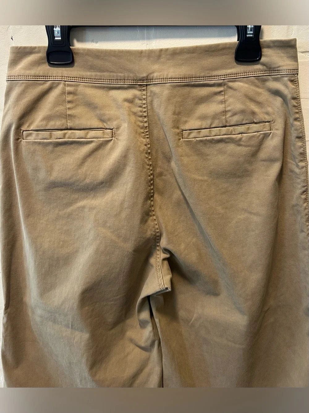 J. Crew Point Sur Wide-Leg Button-Fly Cropped Khaki Chinos Size 10